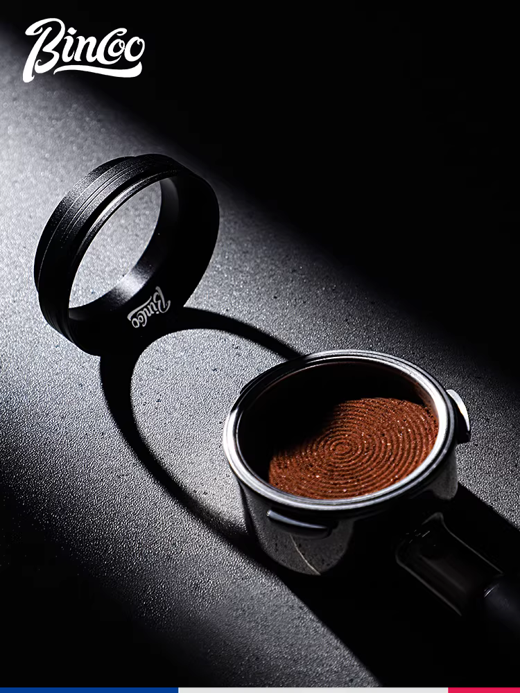 Vòng thu bụi từ tính Bincoo dành cho máy pha cà phê espresso, phù hợp với tay cầm 51/58mm, chống bắn bột.