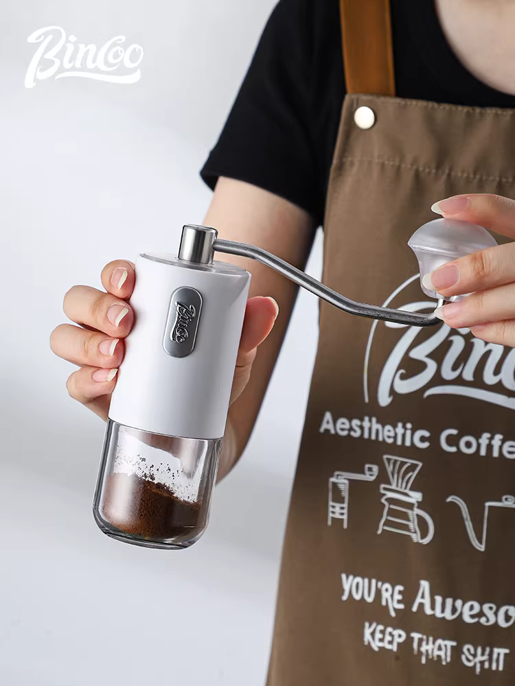 Máy xay cà phê thủ công Bincoo, máy xay hạt cà phê, dụng cụ xay cà phê bằng tay, máy xay cà phê lõi CNC/gốm