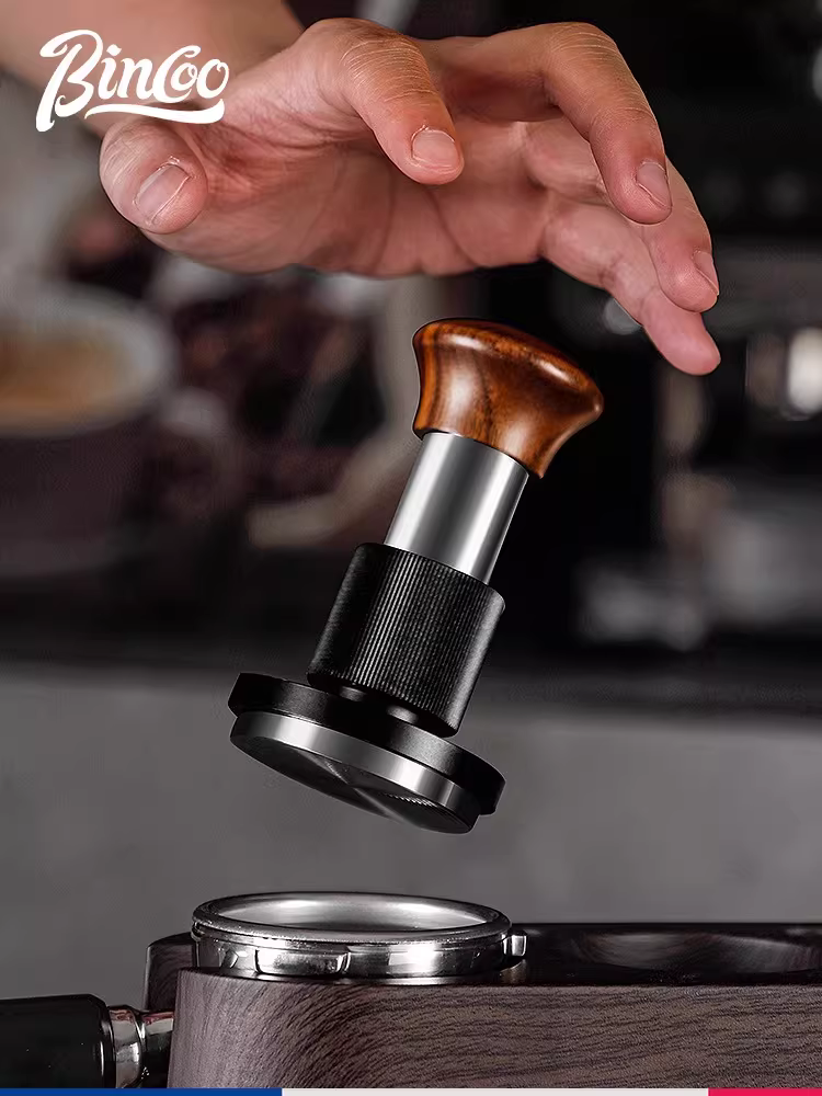 Bộ dụng cụ nén cà phê Bincoo Impact Tamper, lực nén không đổi 30 lbs, dụng cụ nén cà phê Ý 51/58mm, bộ ba dụng cụ phân phối bột