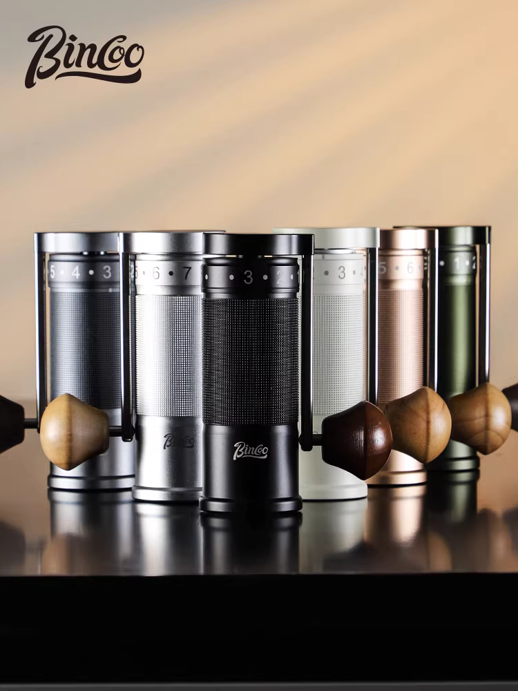 Máy xay cà phê Bincoo, dao đá bào, máy xay cầm tay gia dụng đặc biệt để pha cà phê thủ công, có thể gập lại với lõi mạ titan