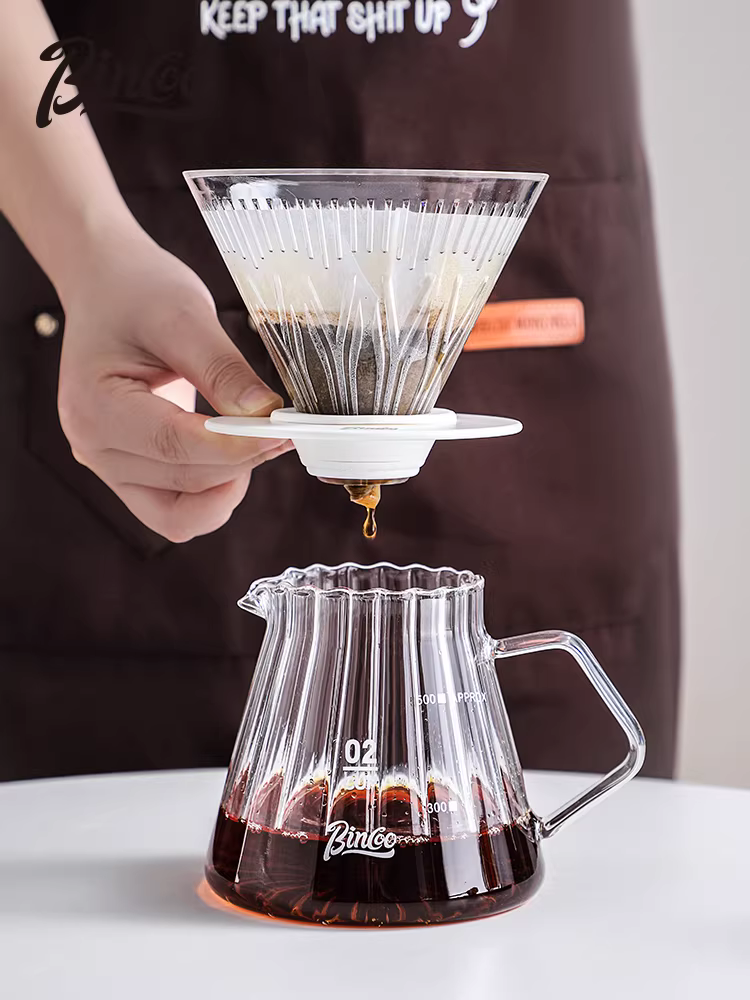 Bộ pha cà phê thủ công Bincoo, thiết bị ngoài trời, máy xay cà phê bằng tay, bộ đầy đủ