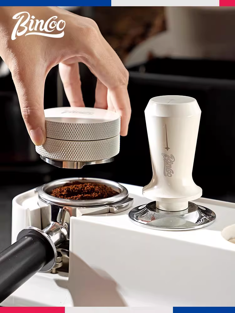 Bộ dụng cụ nén cà phê Bincoo, dụng cụ nén, lực đàn hồi không đổi, đa năng, bộ đế phân phối 51/58mm