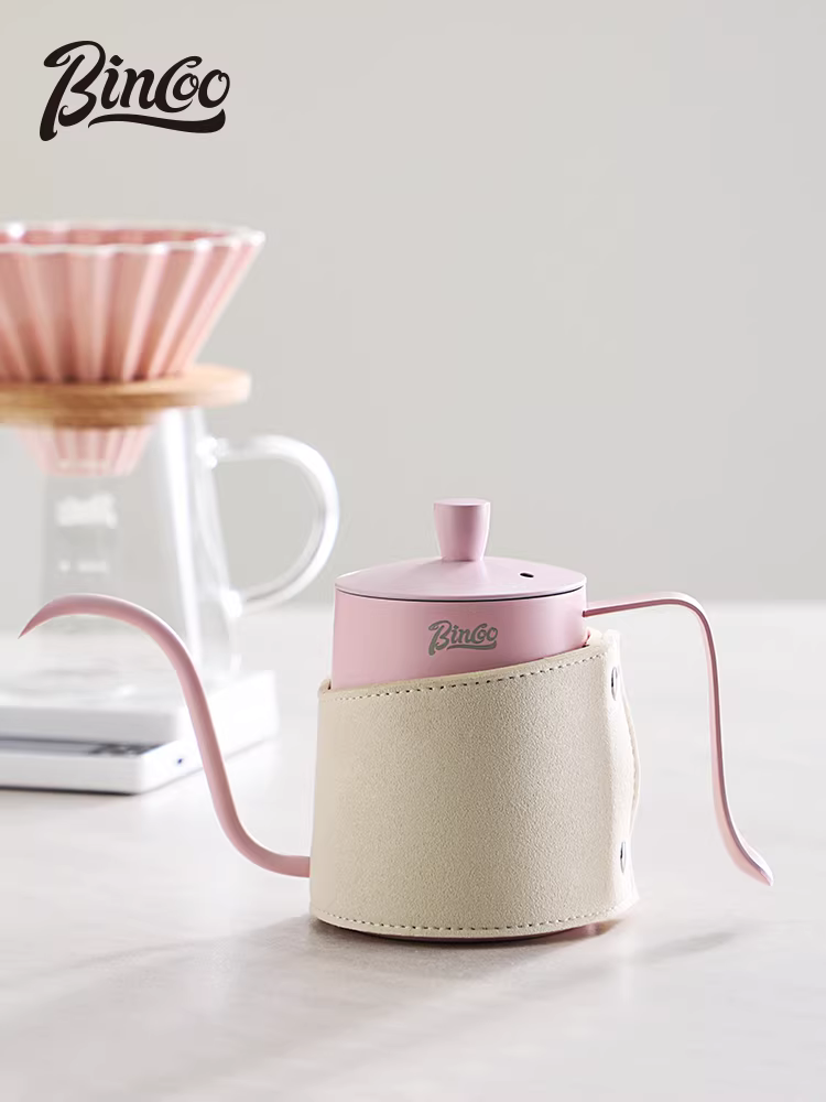 Bình pha cà phê hình cánh hoa Bincoo, dụng cụ pha cà phê, cốc lọc gốm, máy xay cà phê, bộ dụng cụ pha cà phê