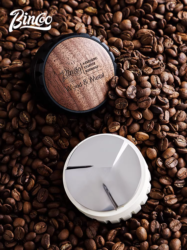 Phụ kiện thiết bị pha cà phê đa năng Bincoo kiểu Ý, máy xay ba tầng bằng thép không gỉ 51/58mm, dụng cụ nén cà phê kiểu Ý