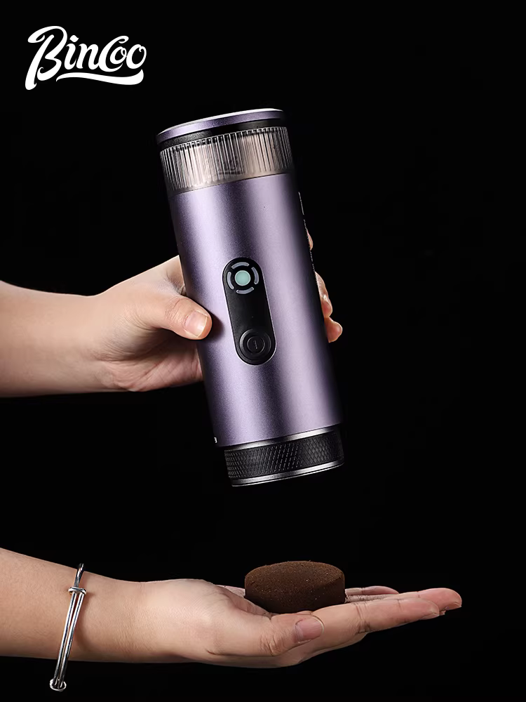 Máy pha cà phê di động Bincoo nhỏ gọn, dùng trong gia đình, máy pha cà phê espresso điện H1Pro, dùng được ở văn phòng và ngoài trời