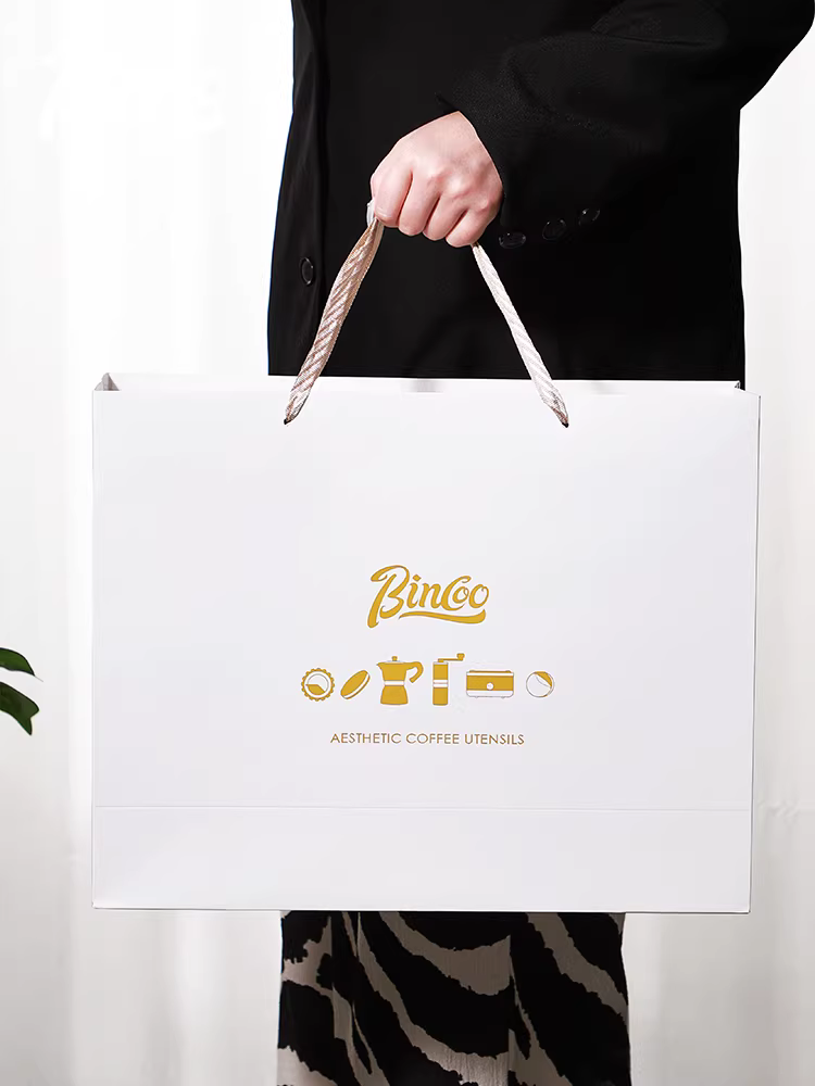 Bộ quà tặng ấm pha cà phê Bincoo Moka, quà tân gia cho bạn thân, quà ngày lễ, quà sinh nhật sáng tạo cho bạn bè