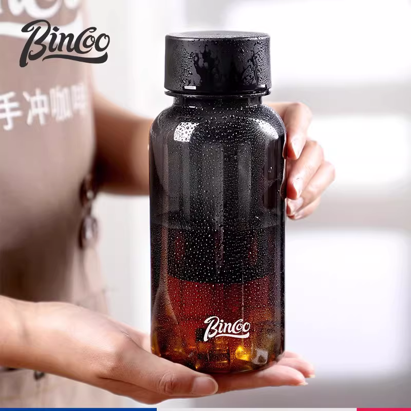Cốc pha cà phê lạnh Bincoo, cốc pha cà phê lạnh di động bằng nhựa Tritan, cốc nước di động, bình pha cà phê lạnh ngoài trời, bình đựng cà phê lạnh