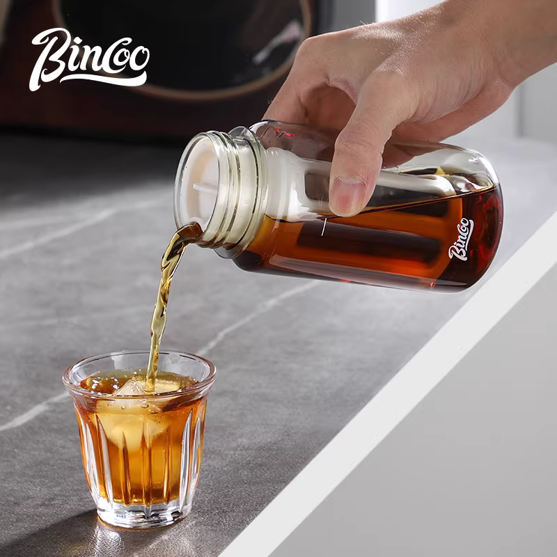 Ly cà phê pha lạnh Bincoo, cốc pha cà phê lạnh Tritan, bình pha cà phê lạnh, cốc pha cà phê lạnh di động, cốc trà pha lạnh, bình nước pha cà phê lạnh