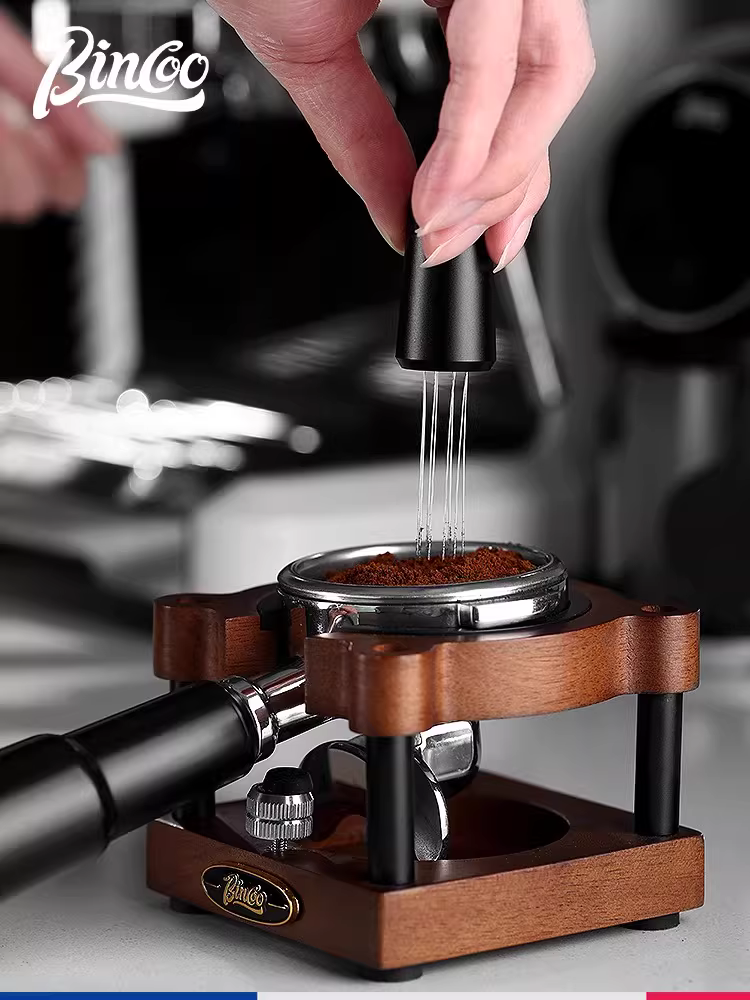 Kim bột Bincoo dùng cho cà phê espresso, kim bột rời, kim nén, dụng cụ khuấy, kim cầm tay để phá vỡ cục bột, thép không gỉ.