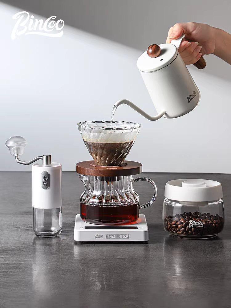 Máy xay cà phê quay tay Bincoo, máy xay cà phê thủ công nhỏ gọn dùng trong gia đình, máy xay cà phê thủ công bằng tay