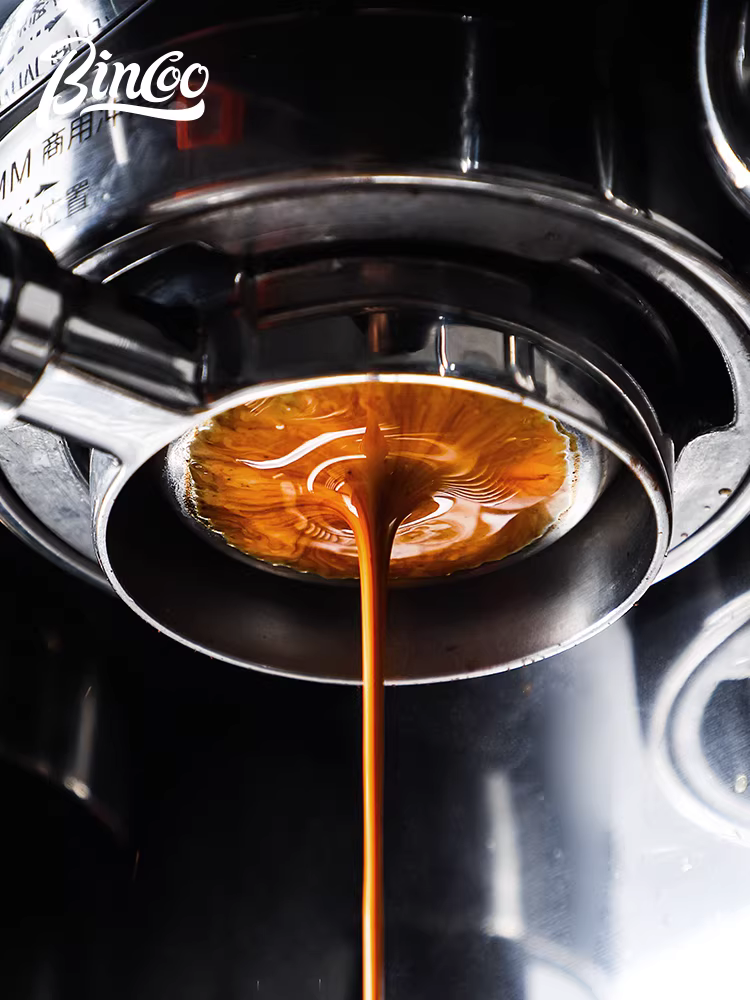 Tay cầm máy pha cà phê espresso bằng thép không gỉ Bin Coo, lưới lọc chiết xuất đồng đều cho mạng lưới phân phối nước thứ cấp