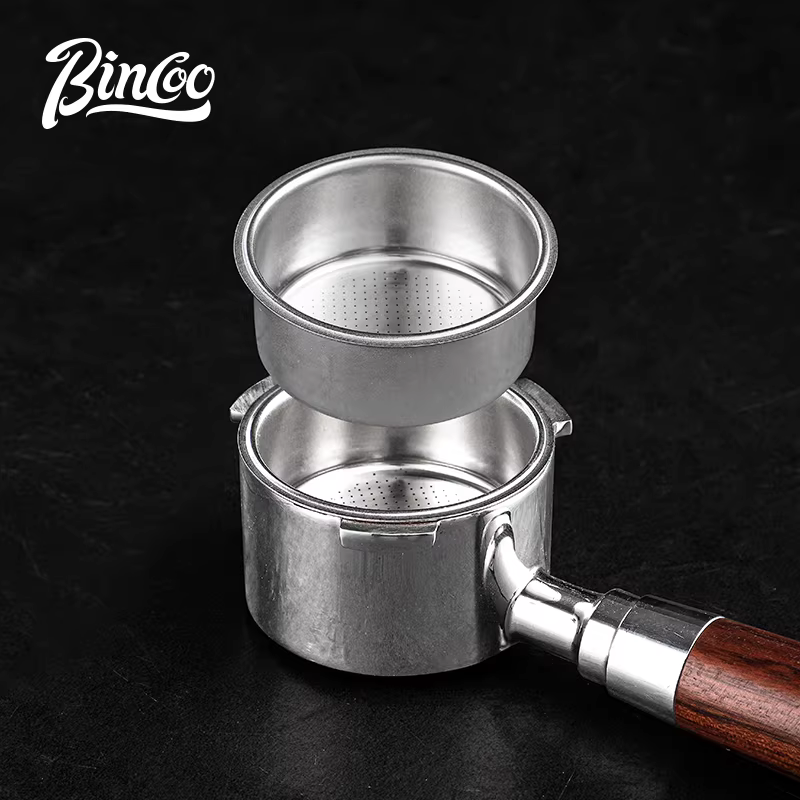 Bát đựng bột cà phê máy pha cà phê Bincoo 51/58, bát vệ sinh máy pha cà phê, tay cầm bát đựng bột đơn/kép, bát đựng bột hai lớp, thiết kế chính xác