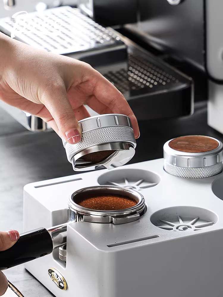 Bộ dụng cụ pha cà phê Bincoo 51/58mm đa năng, bộ chổi quét bột ba chiều, tay cầm kiểu Ý, phụ kiện pha cà phê