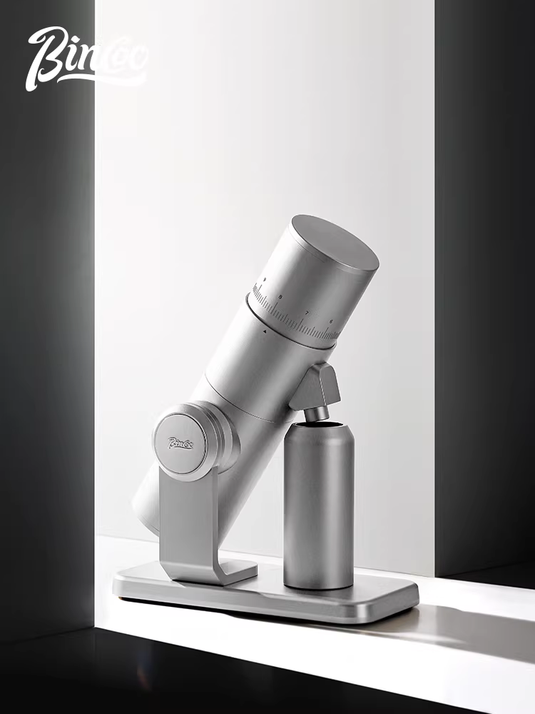 Máy xay cà phê điện Bincoo, lưỡi dao titan, máy xay cà phê espresso, máy xay cà phê hình nón, dùng cho thương mại nhỏ