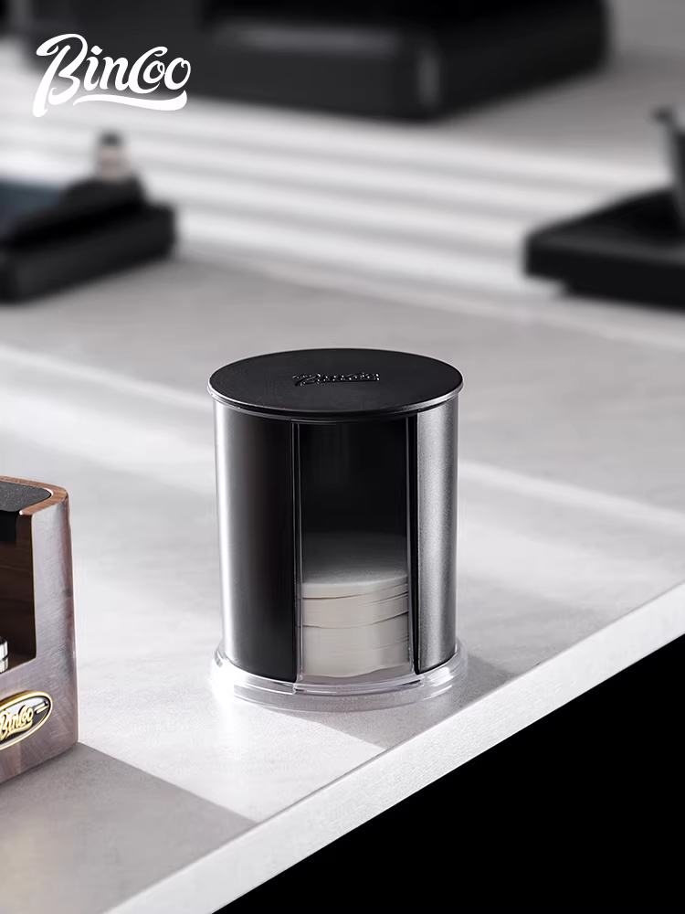 Hộp đựng giấy lọc cà phê Ý Bincoo, hộp đựng giấy lọc chống bụi, hộp đựng giấy lọc máy pha cà phê, hộp đựng bột tròn, giấy lọc đa năng