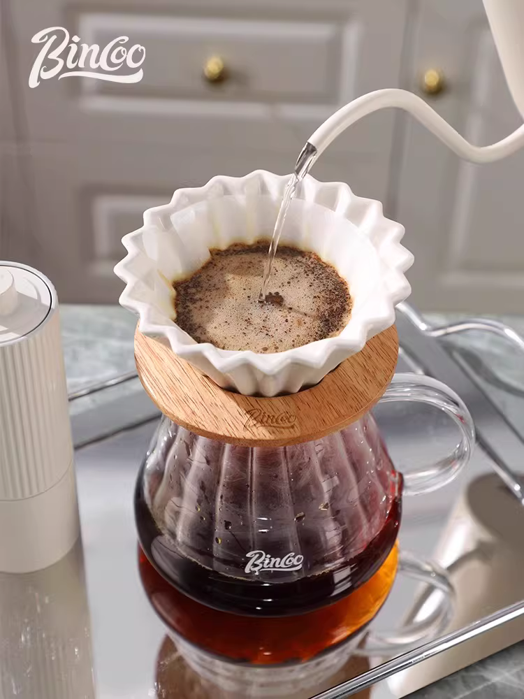 Bộ ấm pha cà phê thủ công Bincoo, máy pha cà phê xay tay, ấm chia sẻ, cốc lọc pha cà phê thủ công, bộ dụng cụ pha cà phê ngoài trời đầy đủ