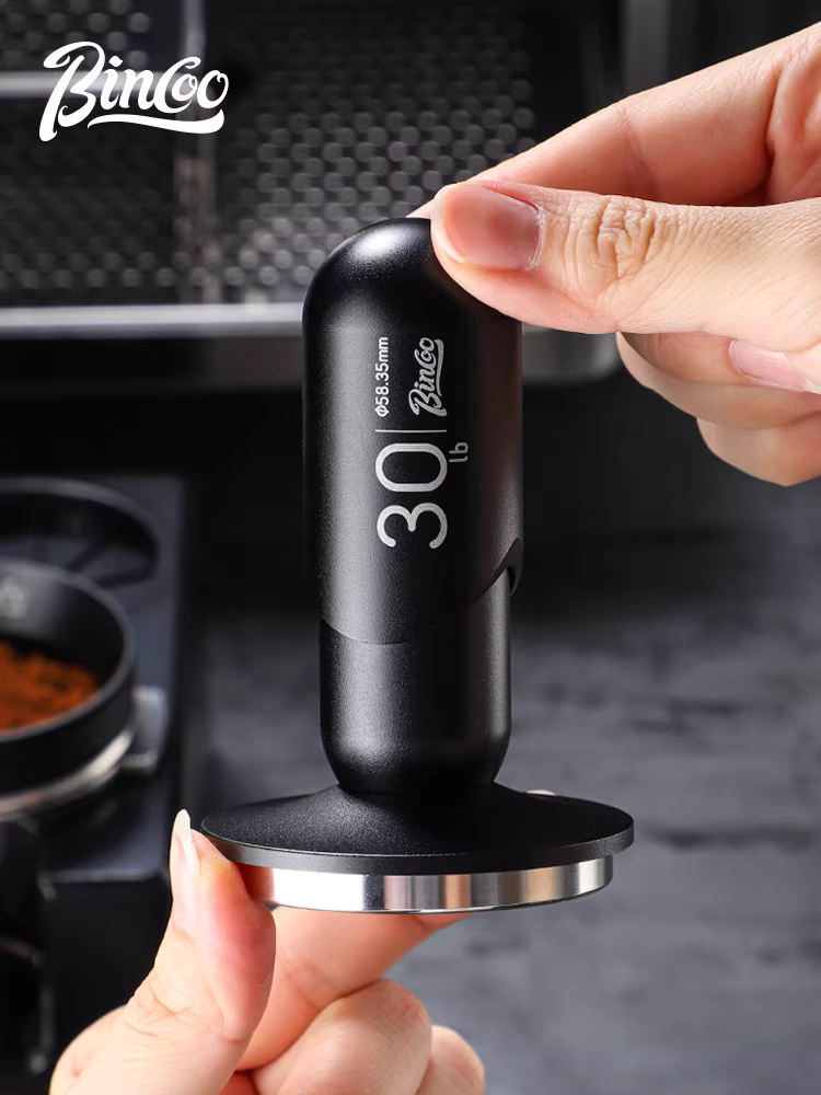 Bộ ép cà phê Bincoo Impact Tamper, áp suất không đổi 30 lbs, đế phân phối 51/58mm