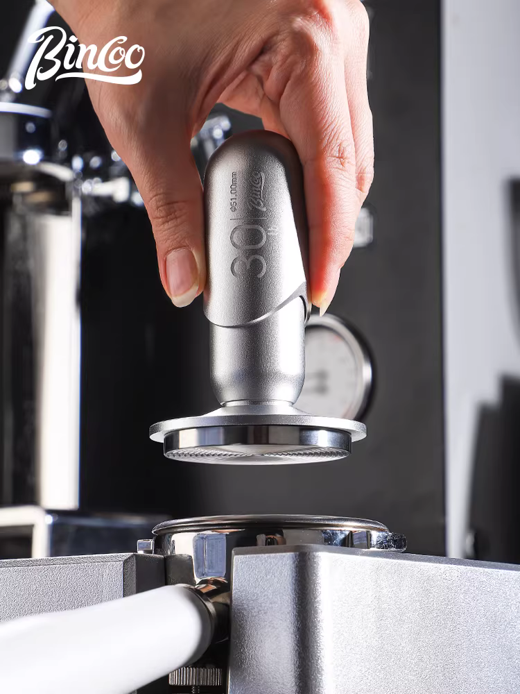 Bộ ép cà phê Bincoo Impact Tamper, áp suất không đổi 30 lbs, đế phân phối 51/58mm