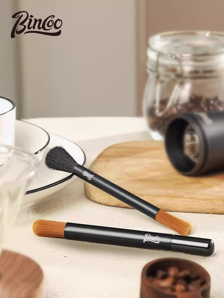 Bàn chải vệ sinh bột cà phê Bincoo, bàn chải vệ sinh máy pha cà phê, bàn chải máy xay, bộ xô thổi bụi bẩn