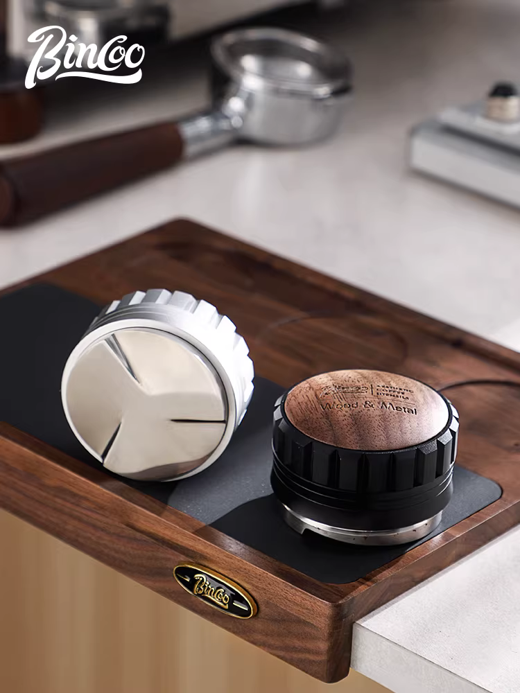 Phụ kiện thiết bị pha cà phê đa năng Bincoo kiểu Ý, máy xay ba tầng bằng thép không gỉ 51/58mm, dụng cụ nén cà phê kiểu Ý