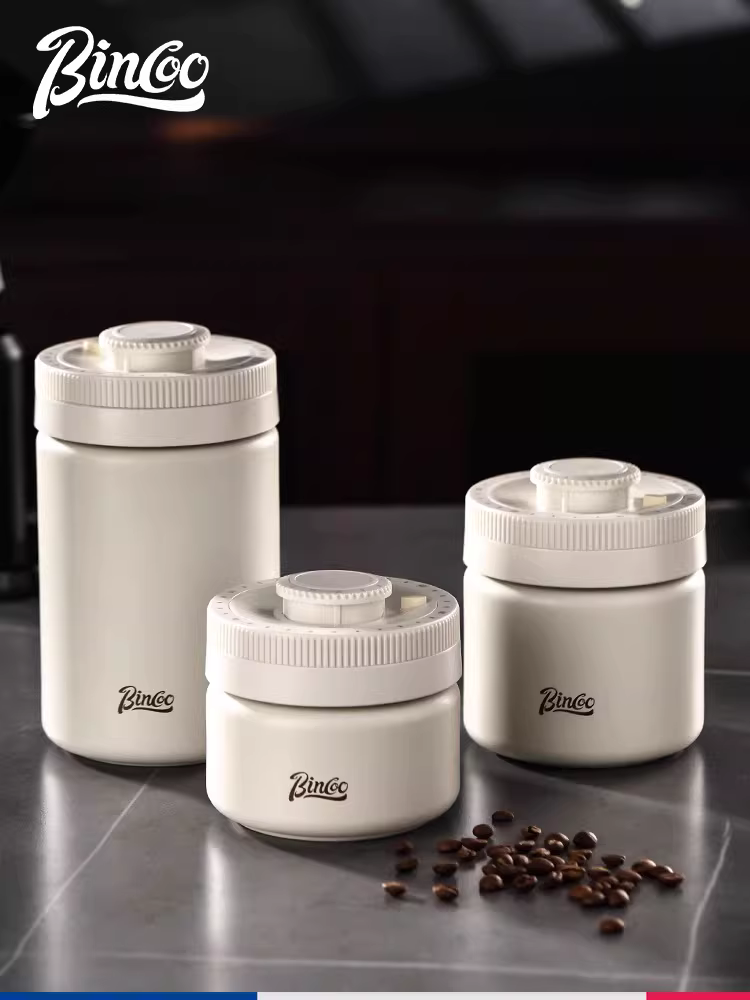 Hộp đựng cà phê Bincoo bằng thép không gỉ 304, kín khí, giữ nhiệt, chống ánh sáng.