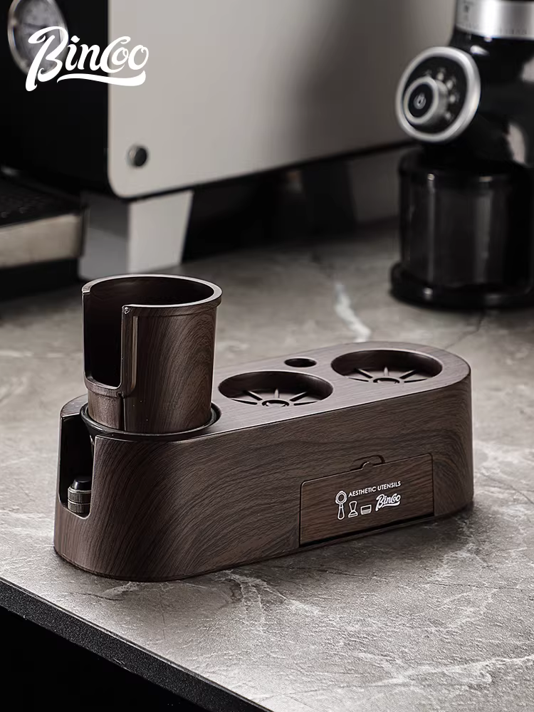 Bộ dụng cụ pha cà phê Bincoo, bộ ba gồm đế phân phối và dụng cụ nén, máy pha cà phê espresso 51mm/58mm