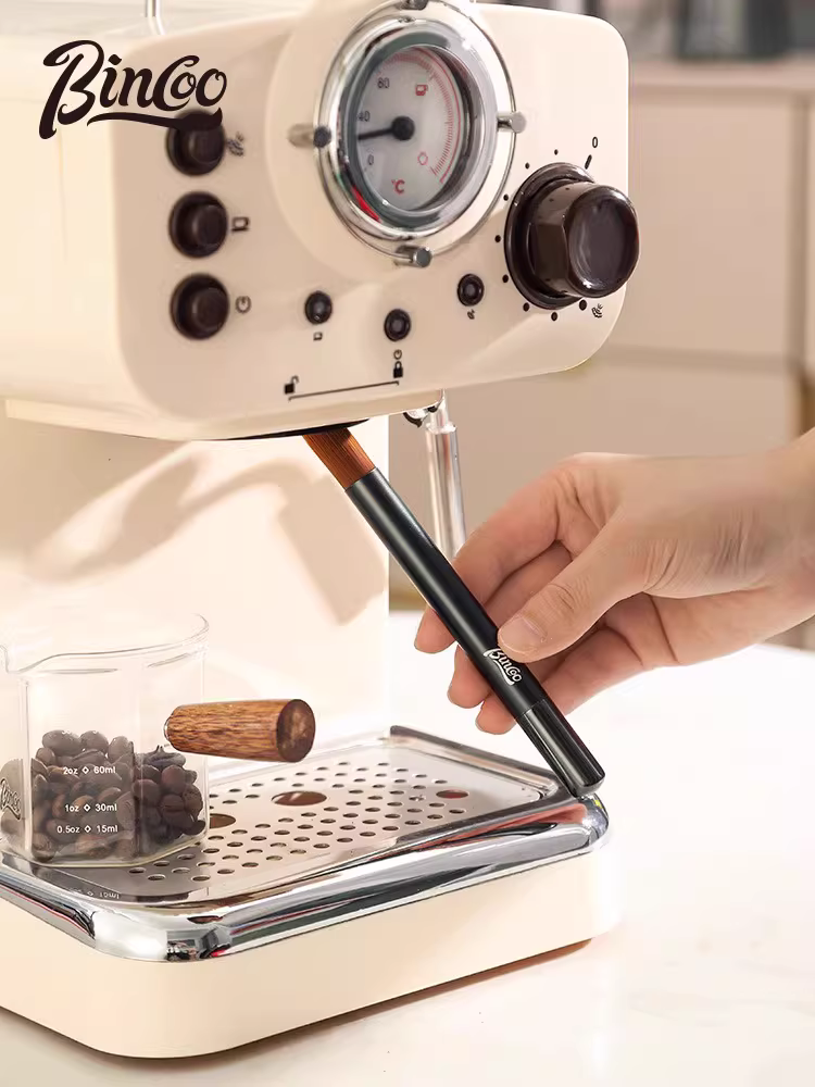 Bàn chải vệ sinh bột cà phê Bincoo, bàn chải vệ sinh máy pha cà phê, bàn chải máy xay, bộ xô thổi bụi bẩn