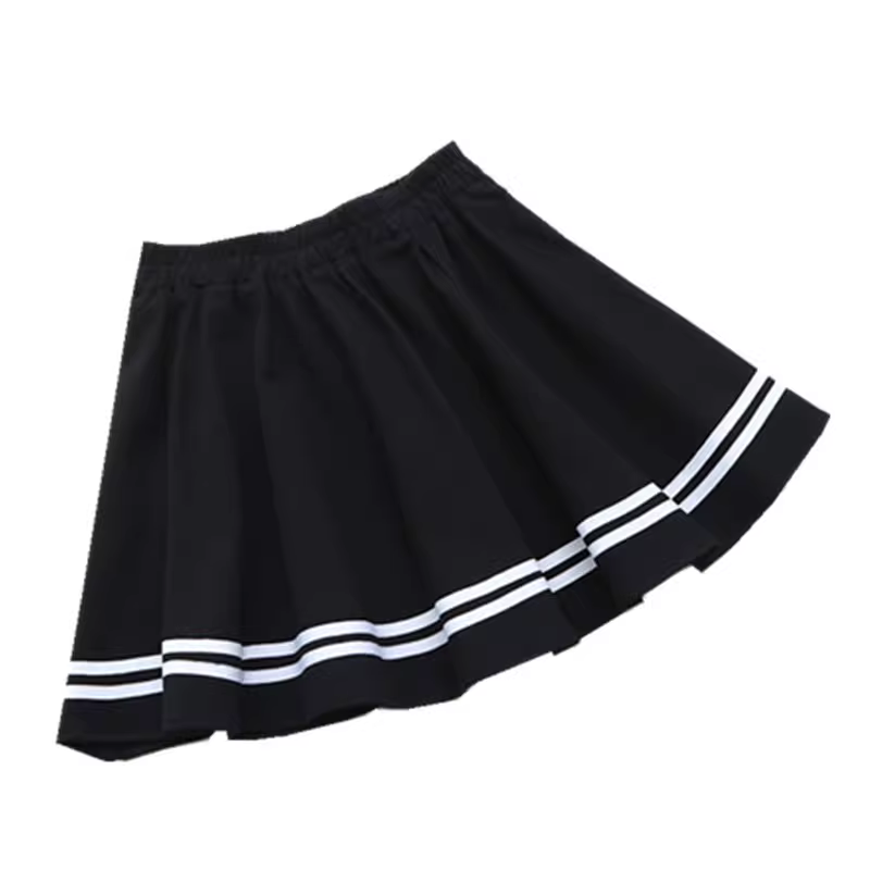 Dream Box 2023 Mùa Hè Mới Phong Cách Hải Quân Nhật Bản Váy Nữ Nghệ Thuật Tươi Mát Váy Chữ A Váy Ngắn Eo Co Giãn