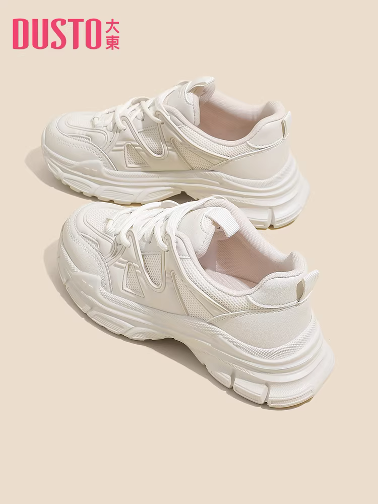 Giày thể thao nữ đế dày 2025 mẫu mới thu đông thoáng khí lưới mỏng giày bố giày nữ thời trang