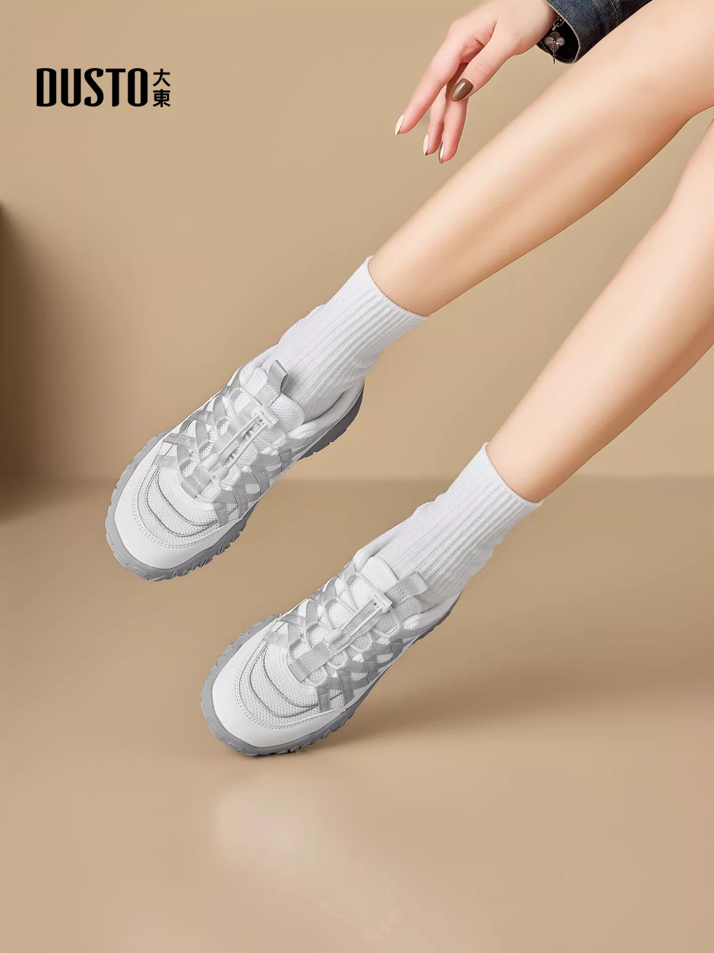 Giày bố, giày thể thao, giày leo núi nữ, chống trơn trượt, dành cho hoạt động ngoài trời, mẫu mới mùa đông 2025, rất thời trang, giày tập luyện kiểu Đức.