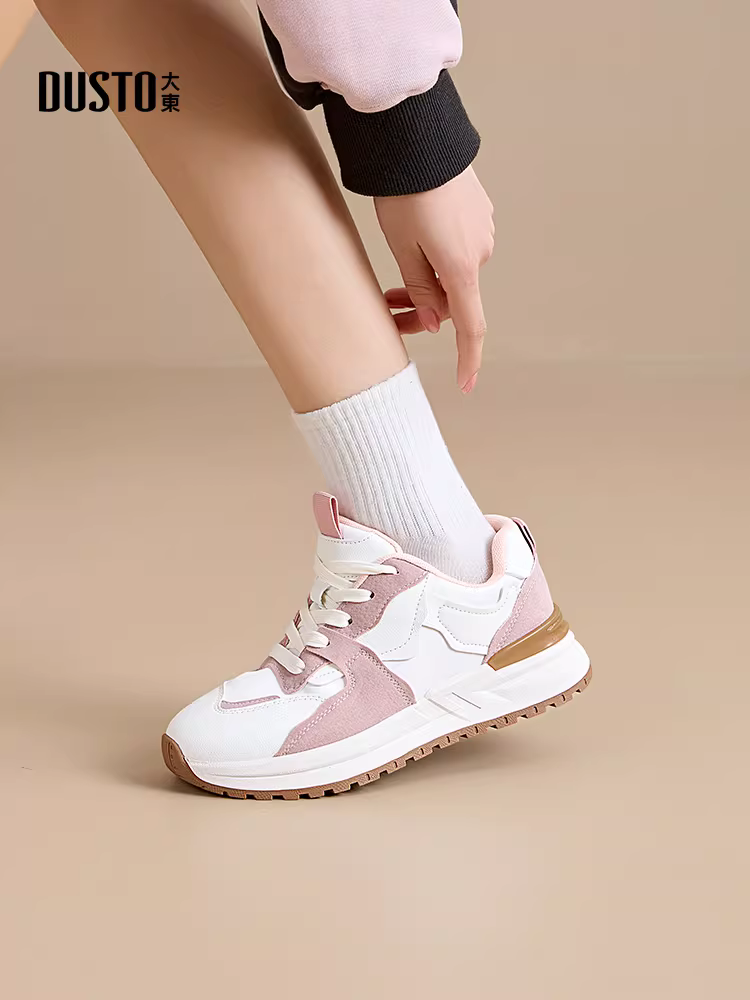 Giày Dadong siêu hot đế dày dành cho nữ 2025 kiểu mới hot mùa thu đông, giày thể thao, giày bố nữ