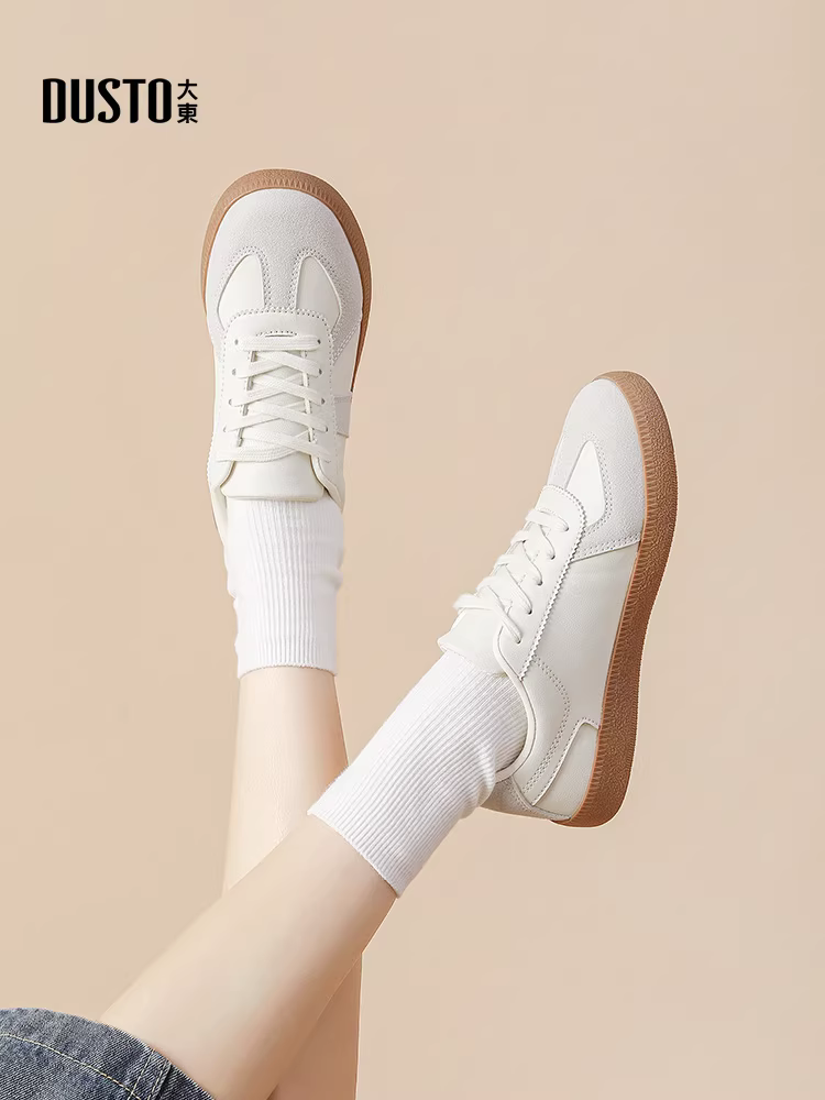 Giày nữ Dadong Dexun 2025, giày thu đông mới, giày nữ hot, giày thể thao kiểu Forrest Gump, giày sneaker retro, giày ván cá tính