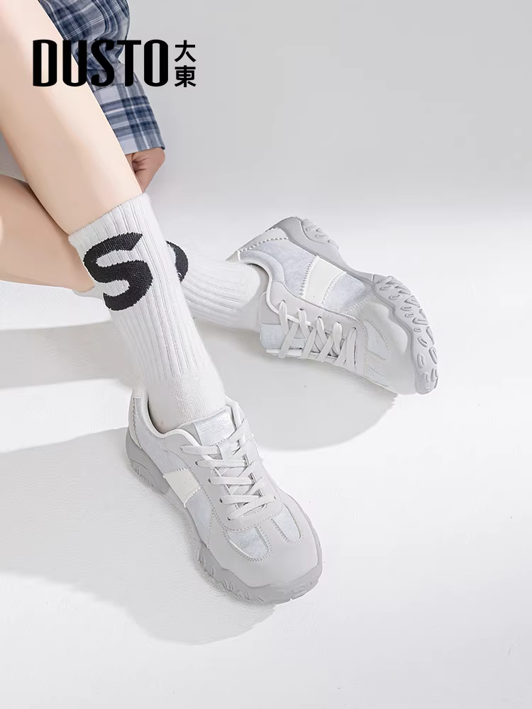 Giày thể thao đế dày kiểu Đức cổ điển, giày thể thao nữ thời trang thu đông 2025 mới, giày thể thao đa năng.