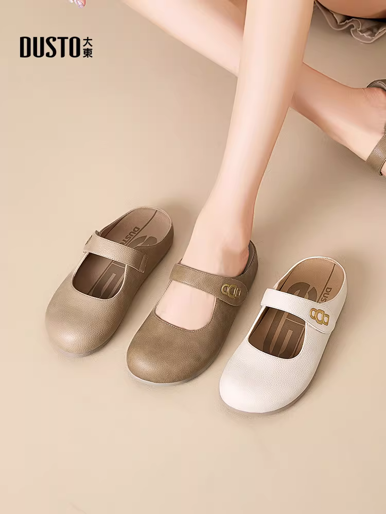 Dép nữ kiểu Birkenstock, dễ mang, đi ngoài trời, mẫu mới hè 2025, kiểu dép bệt.
