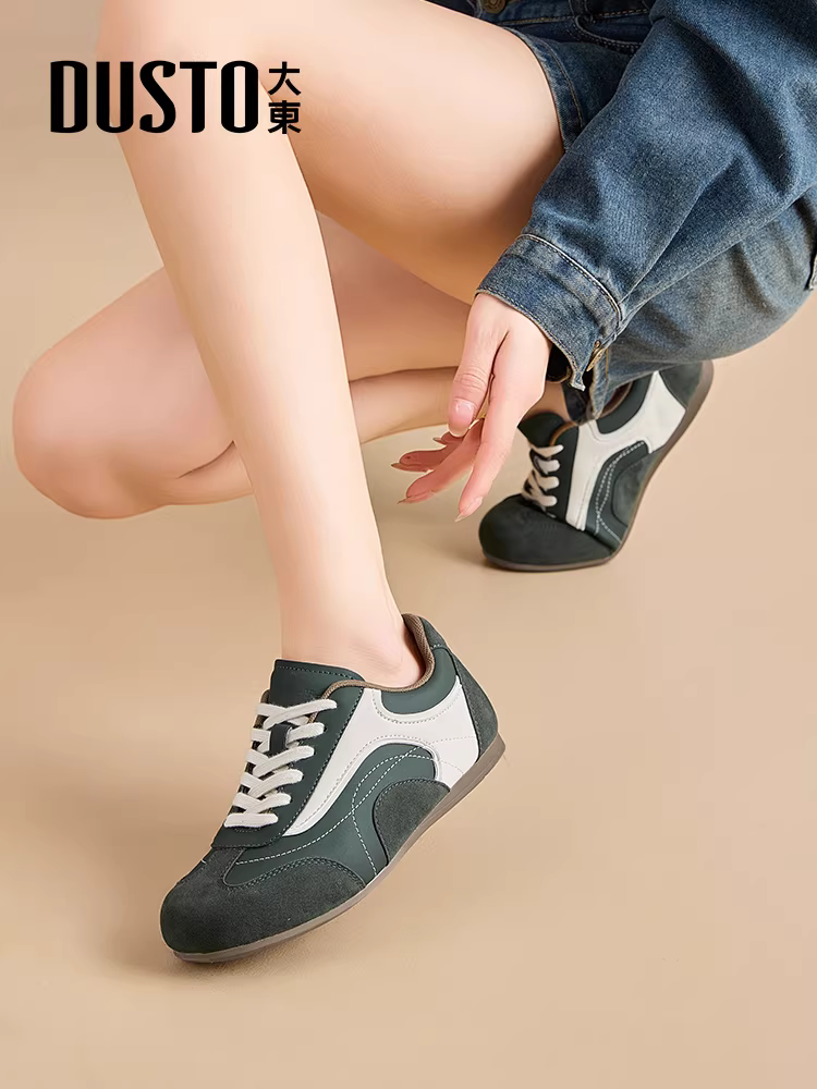 Giày thể thao retro Dadong dành cho nữ, giày thể thao thời trang thu đông mới năm 2025, giày thể thao thông thường.