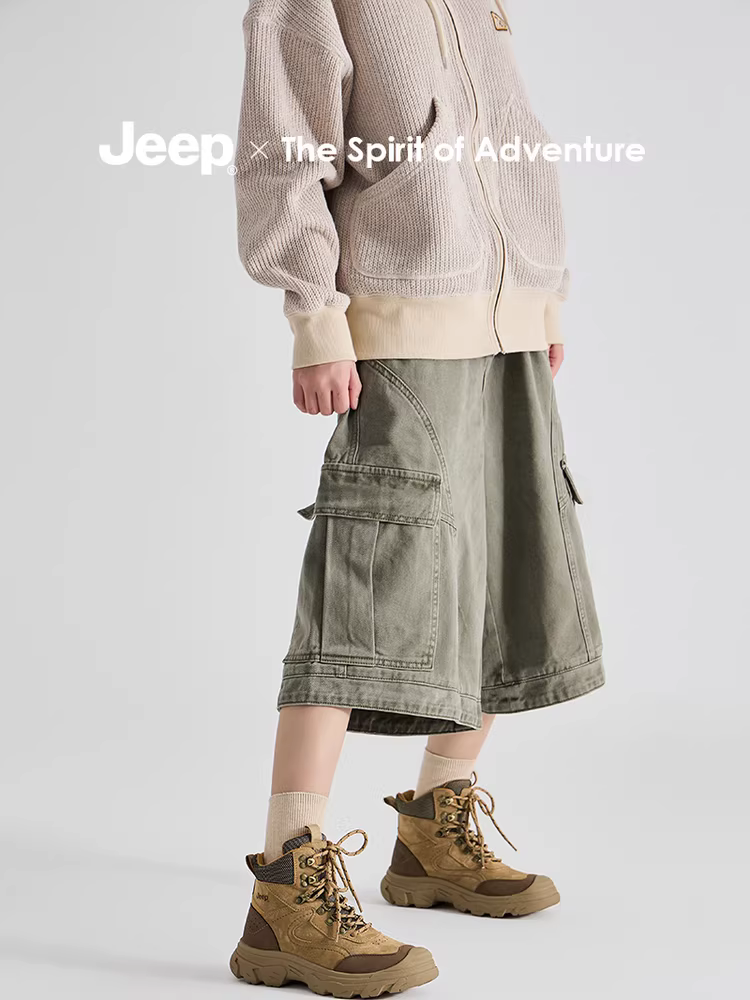 Giày bốt Martin Jeep nữ 2025 mới thu đông kiểu retro đế dày đi bộ đường dài kiểu Anh