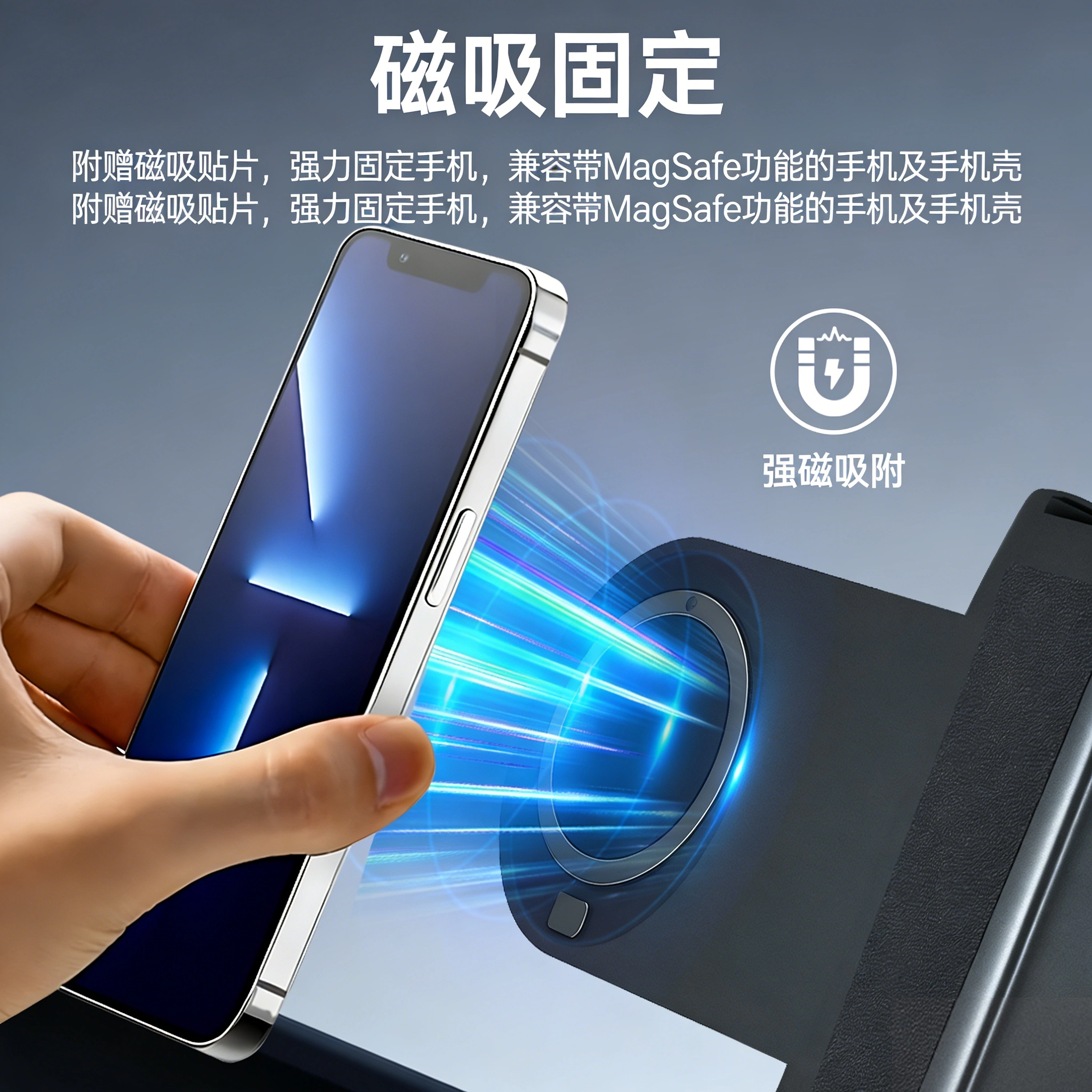 Phụ kiện hỗ trợ chụp ảnh từ xa Minifocus MagSafe dành cho điện thoại Apple iPhone 17, Huawei và điện thoại Android - Tay cầm chụp ảnh, Điều khiển zoom từ xa, Bộ ổn định ảnh, Bộ ổn định chống rung cầm tay.