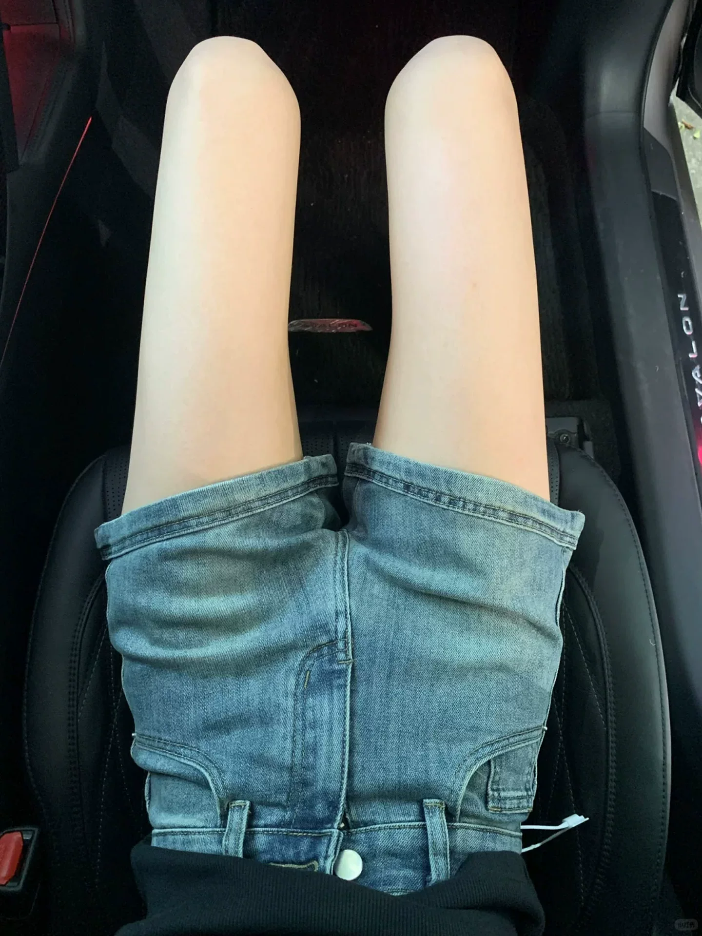 Quần short denim dáng A retro Mỹ dành cho nữ mùa hè 2025, size lớn, cạp cao, co giãn, che hông, tôn dáng, quần short ngắn