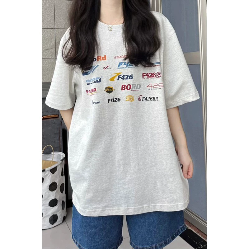 Quần short denim dáng lê dành cho nữ, size lớn mùa hè, cạp cao, tôn dáng, đa năng, dáng rộng, quần short chữ A năm điểm dành cho các cô nàng mũm mĩm.