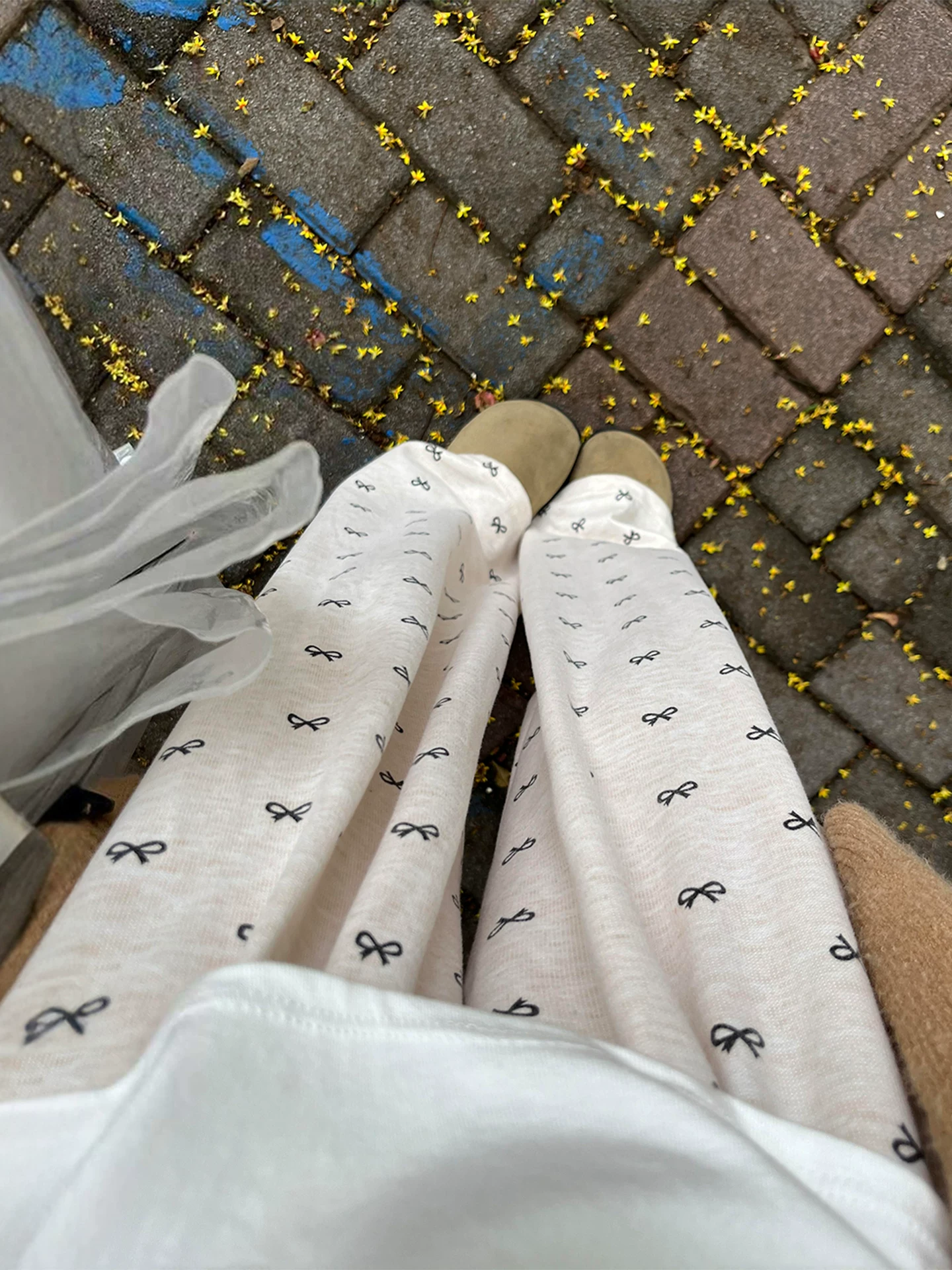 Quần gạo nếp dành cho nữ, kiểu dáng mùa thu mới, cỡ lớn, lưng cao, dáng suôn, tôn dáng, dáng quả lê, phong cách lười biếng, quần ống rộng thông thường.