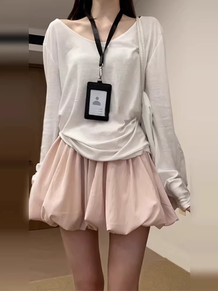 Quần short hoa hồng nữ mùa hè 2025, size lớn, cạp cao, kiểu tutu tôn dáng, dành cho người có thân hình quả lê, kiểu dáng chữ A