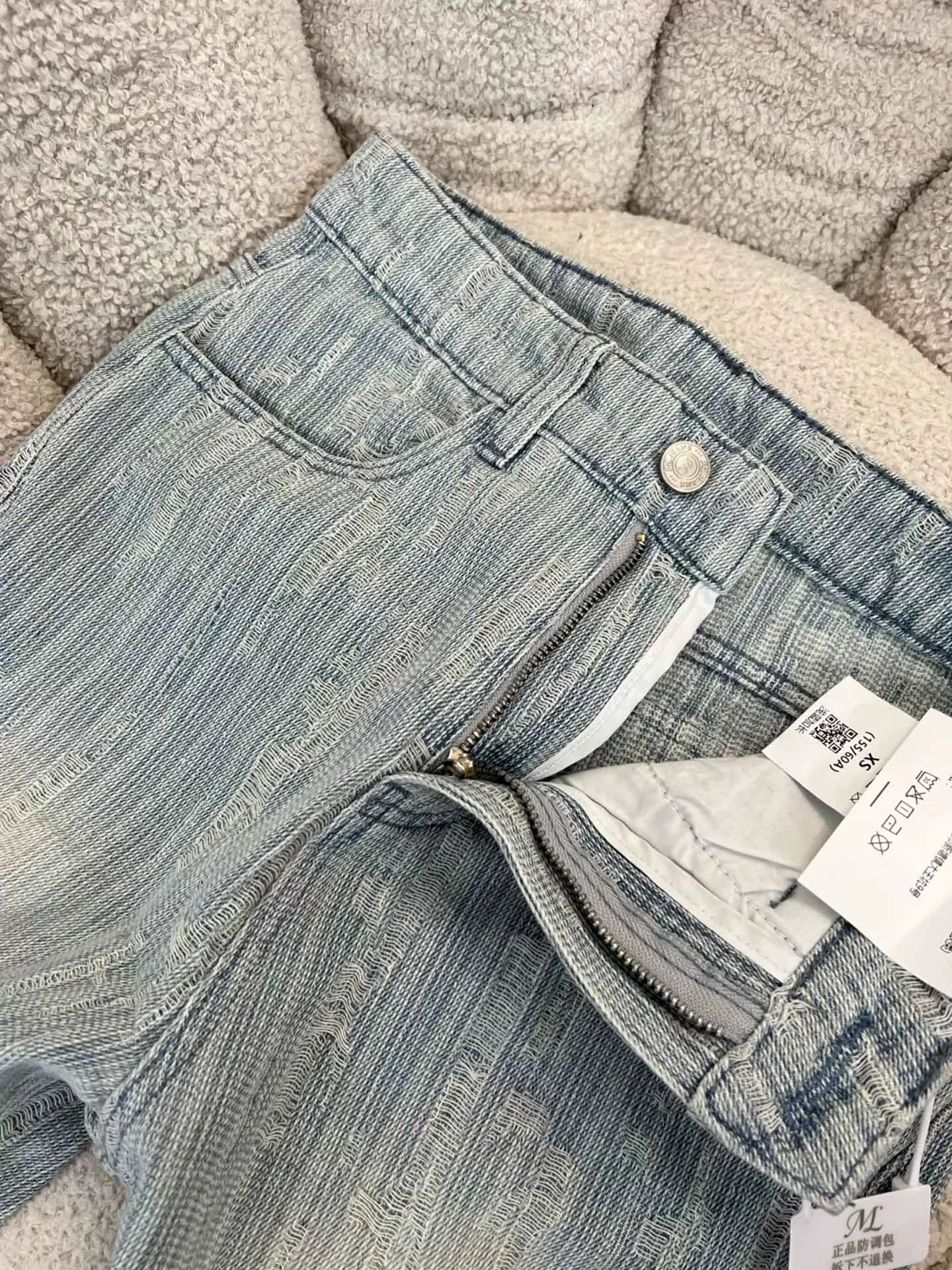 Quần jeans nữ ống loe, mùa hè 2025, kiểu dáng mỏng, size lớn, cạp cao, tôn dáng, không bó sát, quần ống chuông
