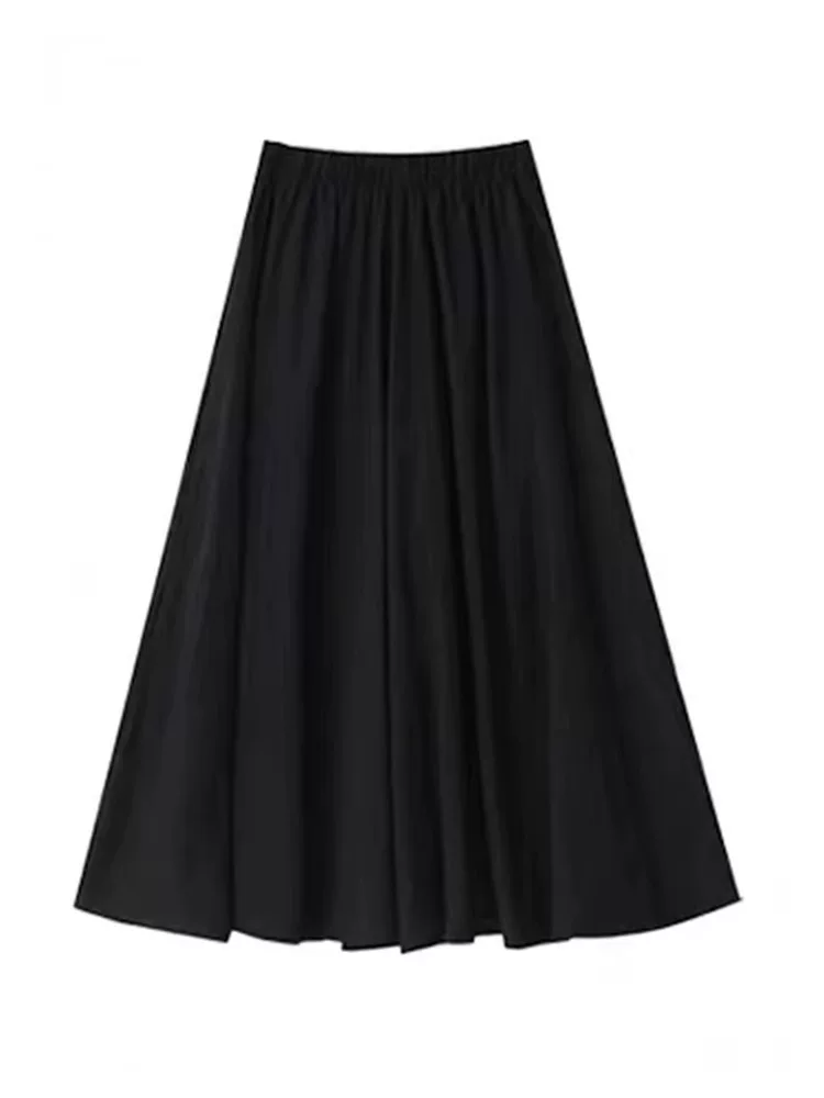 Thân hình quả lê, hơi mũm mĩm, mặc quần và váy thường ngày, cỡ lớn mùa hè dành cho nữ, mập mm, eo cao, che bụng, che hông, quần ống rộng giảm béo