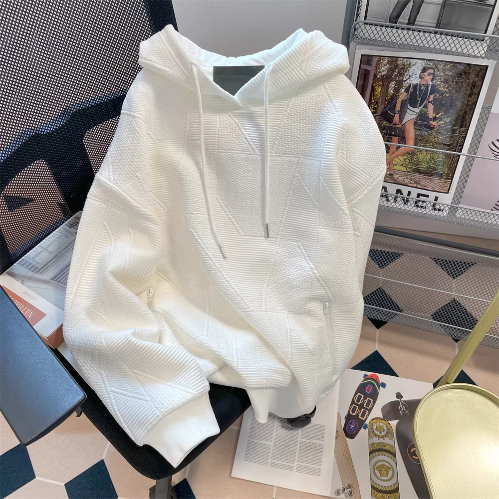 Áo nỉ có mũ trùm đầu dày dặn phong cách thành phố Nhật Bản dành cho nữ, mùa thu đông, thiết kế độc đáo, áo khoác không chính thống