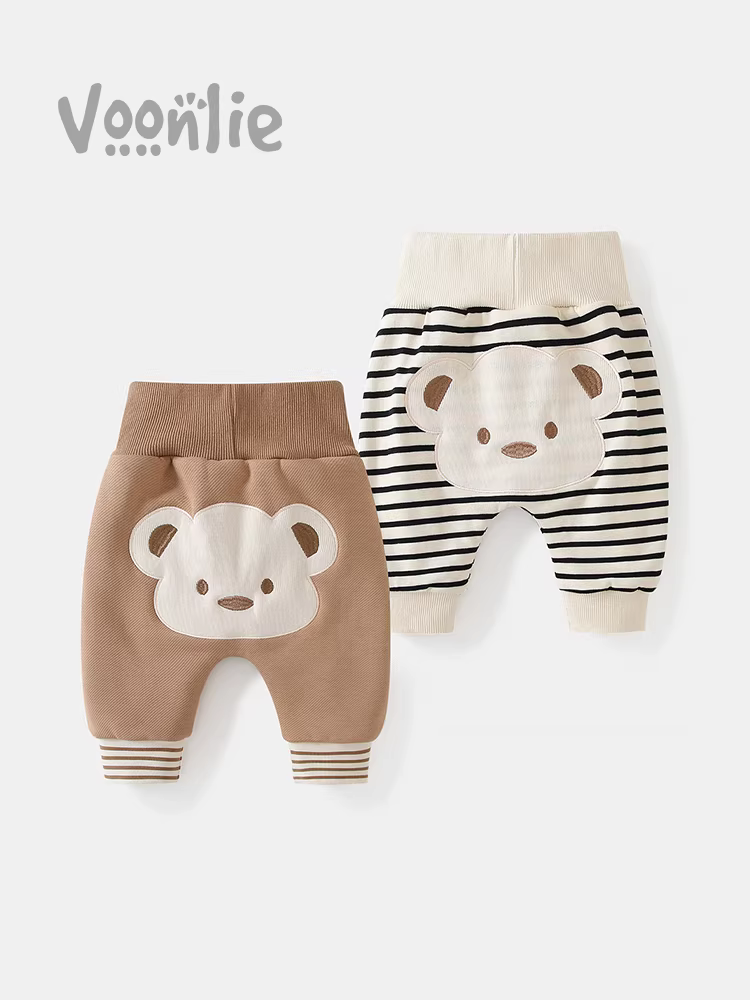 Quần bé trai bé gái mùa thu đông 2025 kiểu mới, quần legging bé sơ sinh lót lông giữ ấm, quần mùa đông thường ngày