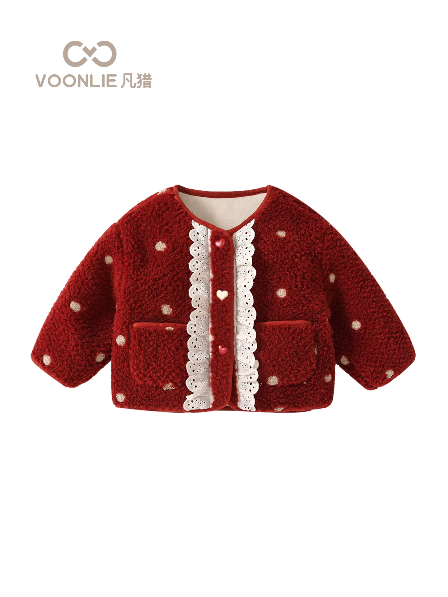 Áo khoác mùa đông Fanhle cho bé gái 2025, thời trang mới, áo ấm lông mềm mại, áo bé gái dễ thương cho mùa đông