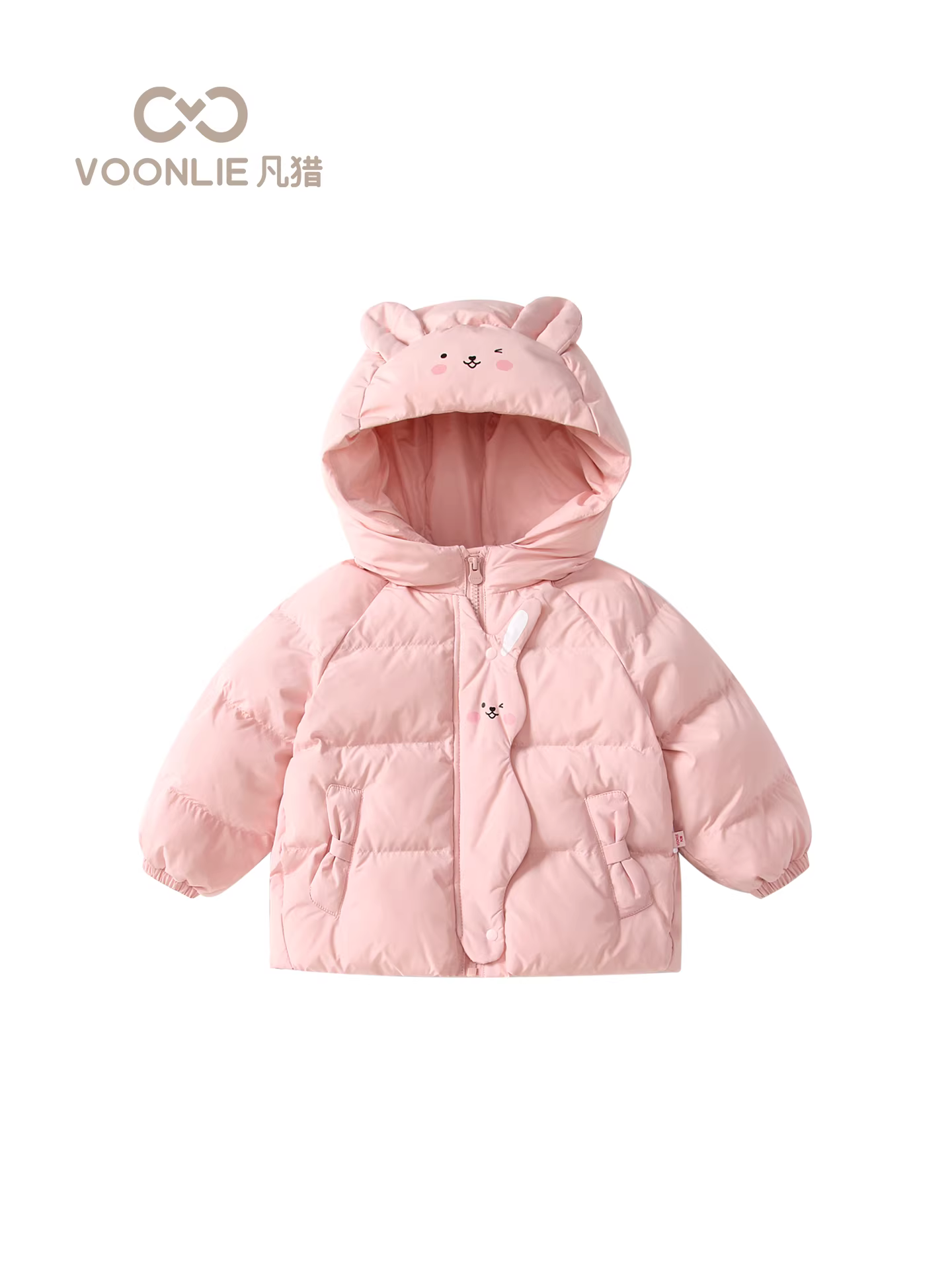 Áo khoác độn bông cho bé gái quần áo mùa đông sành điệu áo khoác cotton ấm áp cho trẻ em quần áo dày có mũ trùm đầu cho bé mùa đông