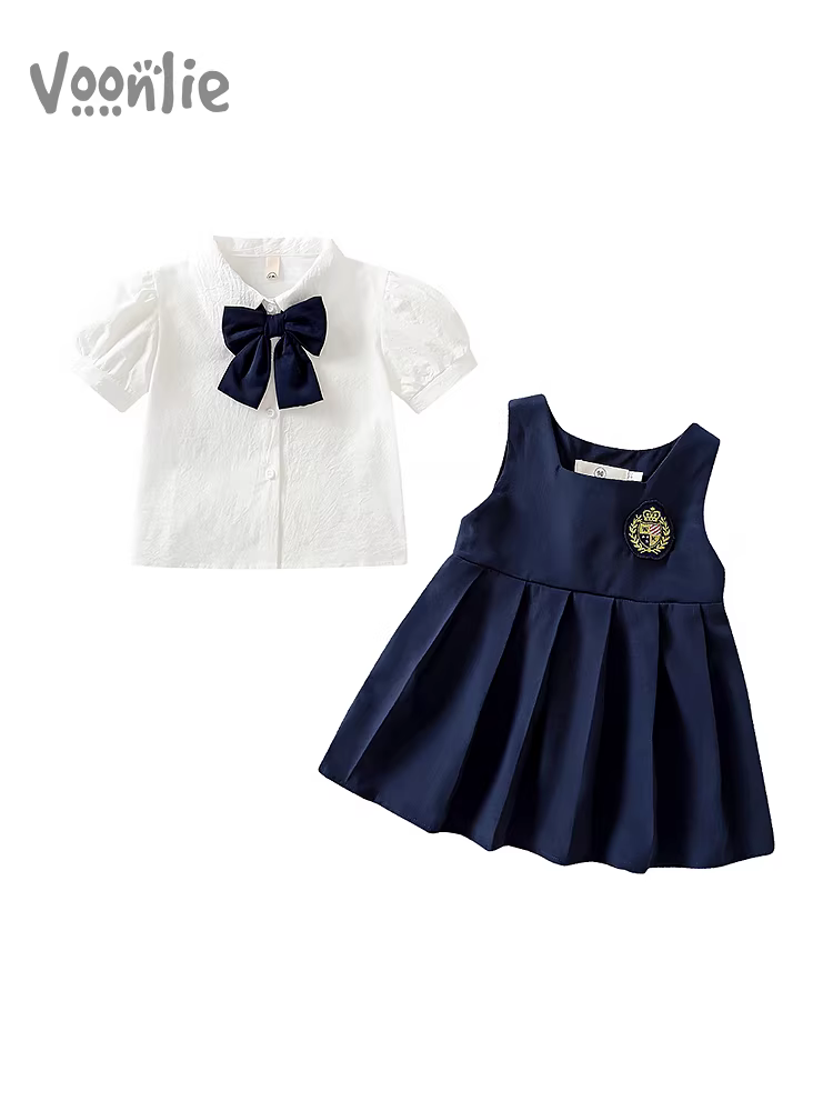 Váy bé gái Fanhai Váy công chúa thời trang mùa hè cho trẻ em Váy công chúa cho bé một tuổi Váy trang trọng phong cách trường học Váy mùa hè