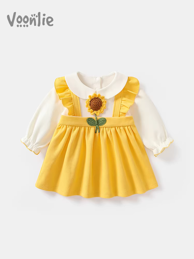 Váy Fanhle cho bé gái Thu Đông 2025 Mẫu mới thời trang Váy công chúa trẻ em Váy bé sơ sinh sinh nhật 1 tuổi Váy bé mùa xuân thu