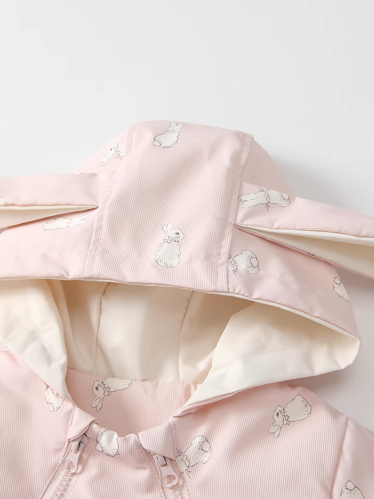 Quần áo trẻ em, quần áo mùa đông, bộ liền quần chần bông cho bé gái sơ sinh, bộ liền quần có mũ trùm đầu đi chơi trong tuần trăng khuyết và trăm ngày, quần áo mùa đông